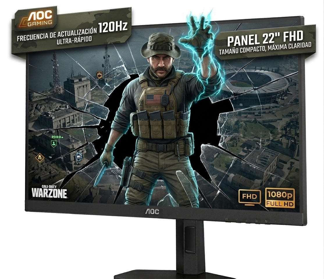 Monitor Gamer AOC 22B35HM23 Full HD 120Hz
