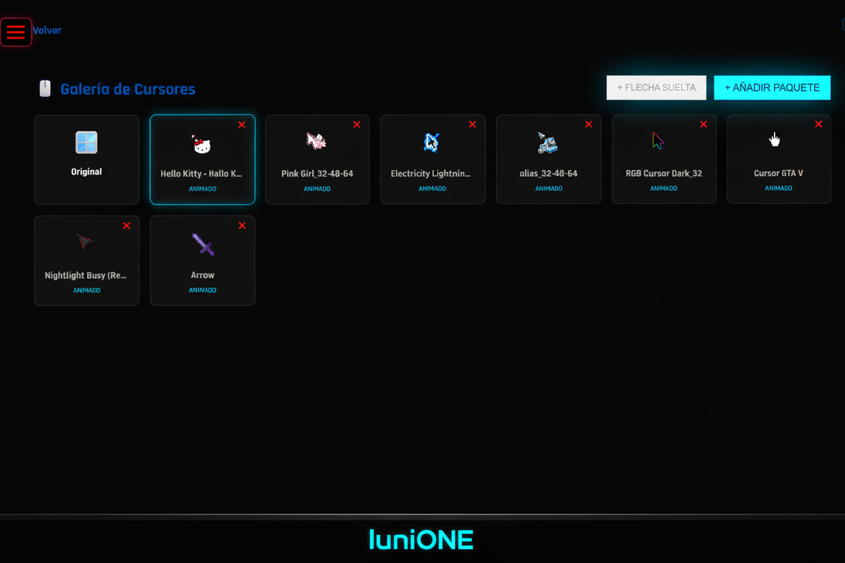 LuniONE — Cursores