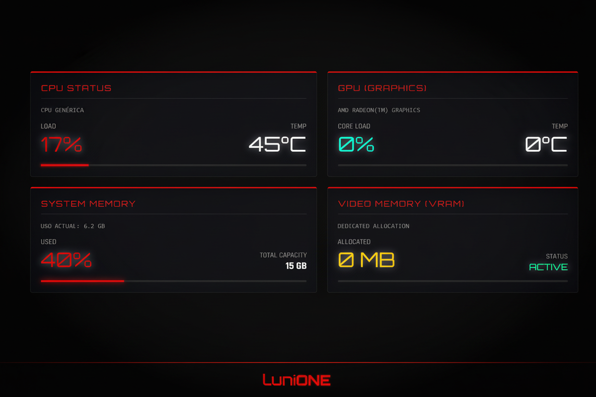 LuniONE — Hardware Telemetry