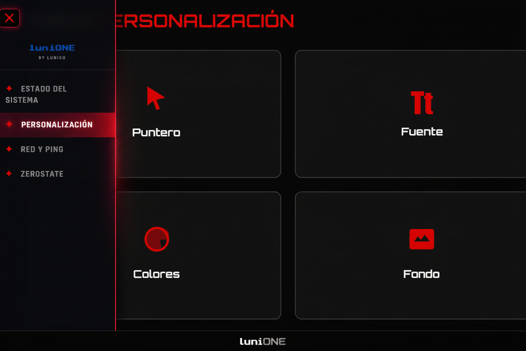 LuniONE — Personalización
